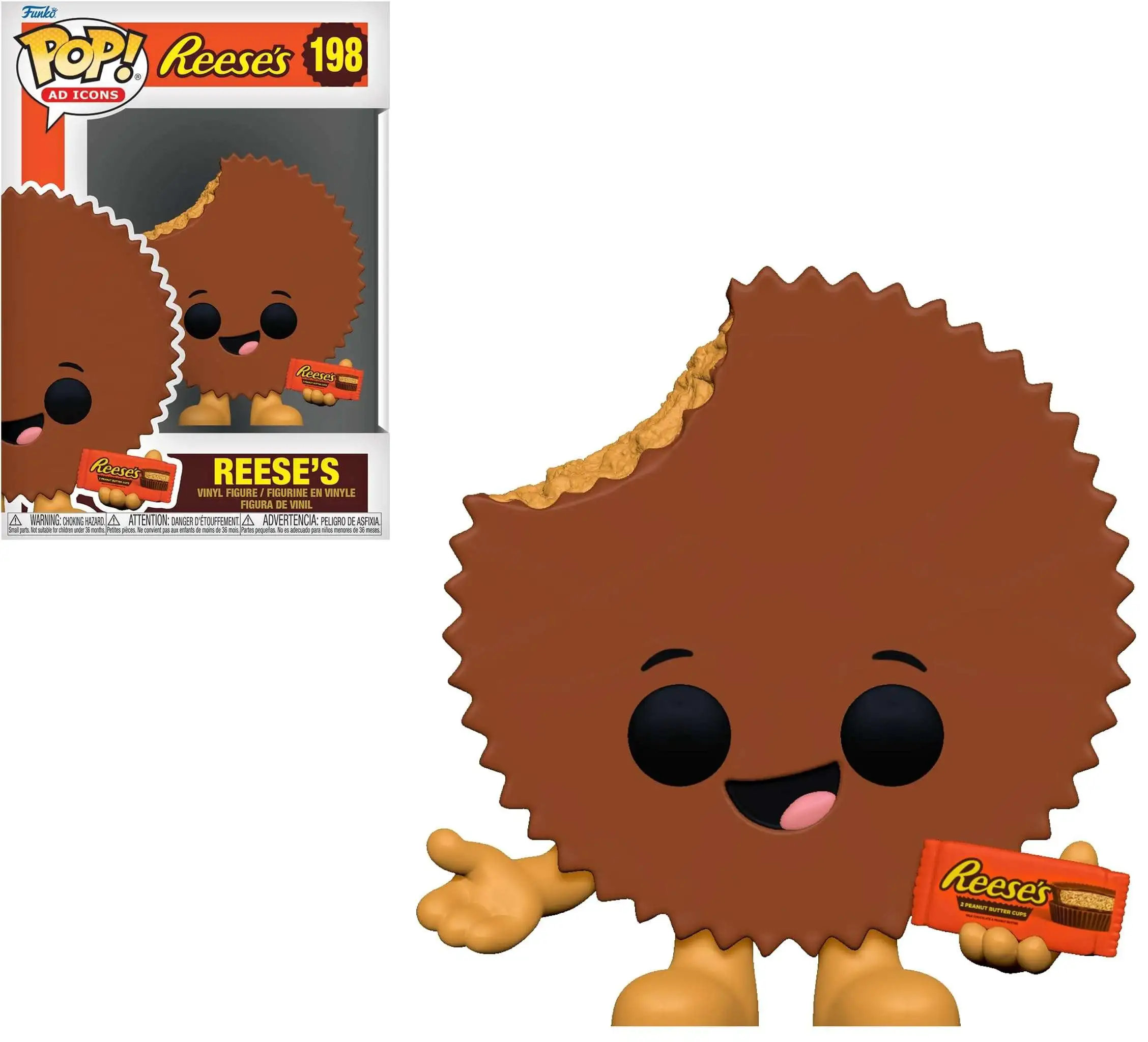 Funko Reeses POP! Ad Icons Reese's Peanut Butter Cups Vinyl Figure #198 [Candy Package]