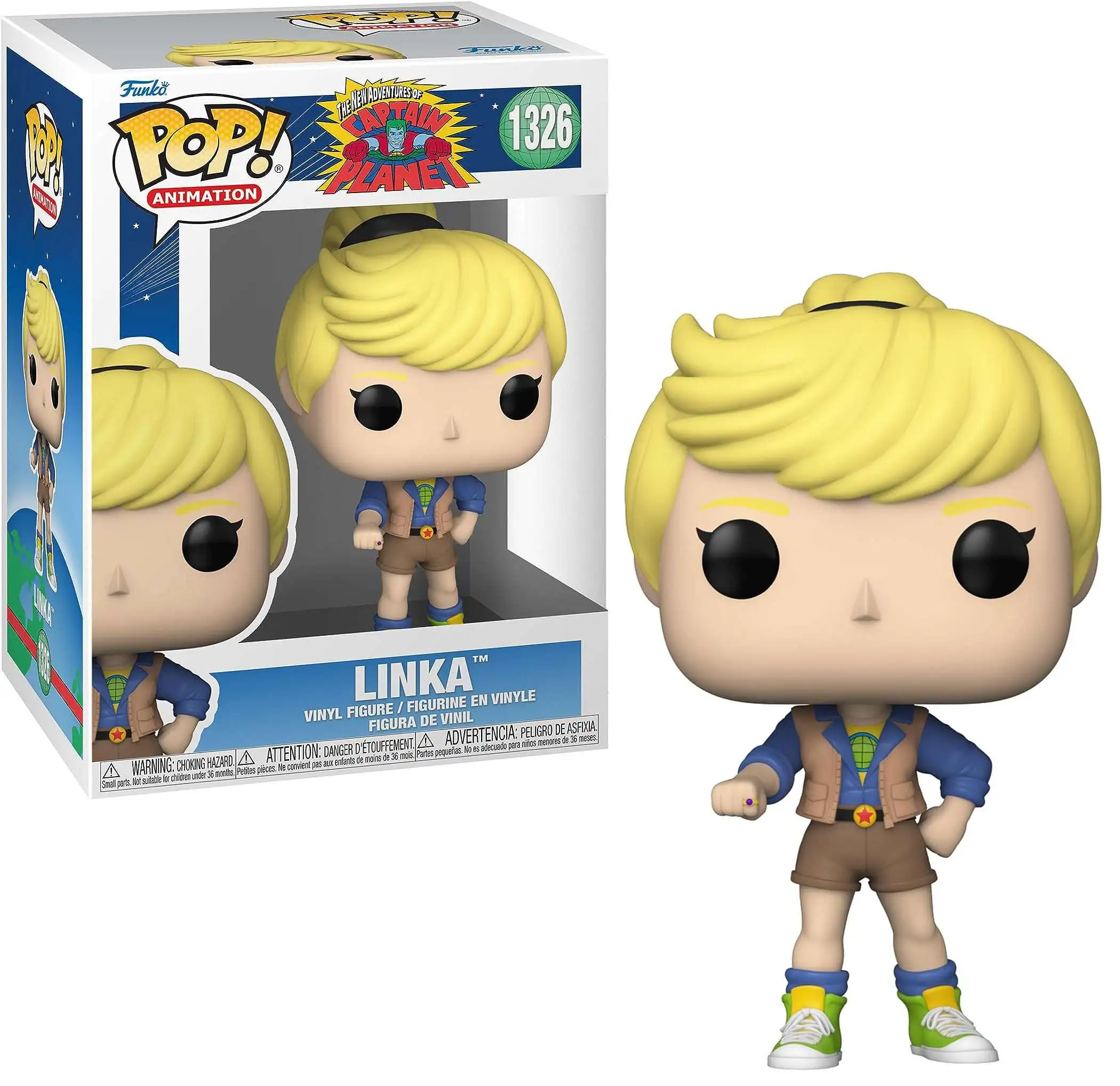 Funko The New Adventures of Captain Planet POP! Television Linka Vinyl Figure #1326