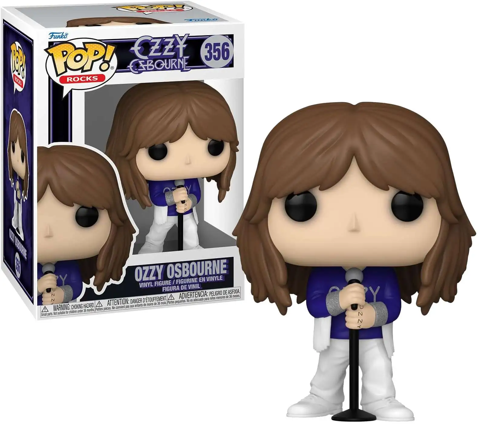 Funko Ozzy Osbourne POP Rocks Ozzy Osbourne Vinyl Figure 356 - ToyWiz