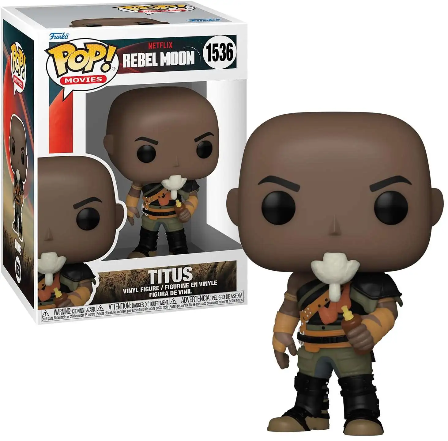 Funko Rebel Moon POP Movies Titus Vinyl Figure 1536 - ToyWiz