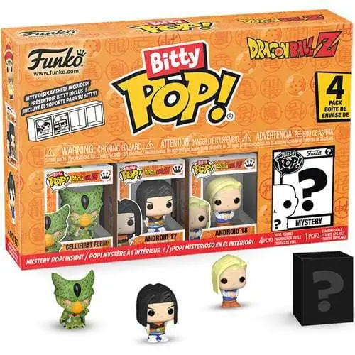 Funko Dragon Ball Z Bitty POP! Cell Exclusive Micro Figure 4-Pack [First Form] (Pre-Order ships February)