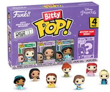 Funko Disney Princess Bitty POP! Peasant Belle, Pocahontas, Jasmine & One Mystery Chase! Bitty Pop!