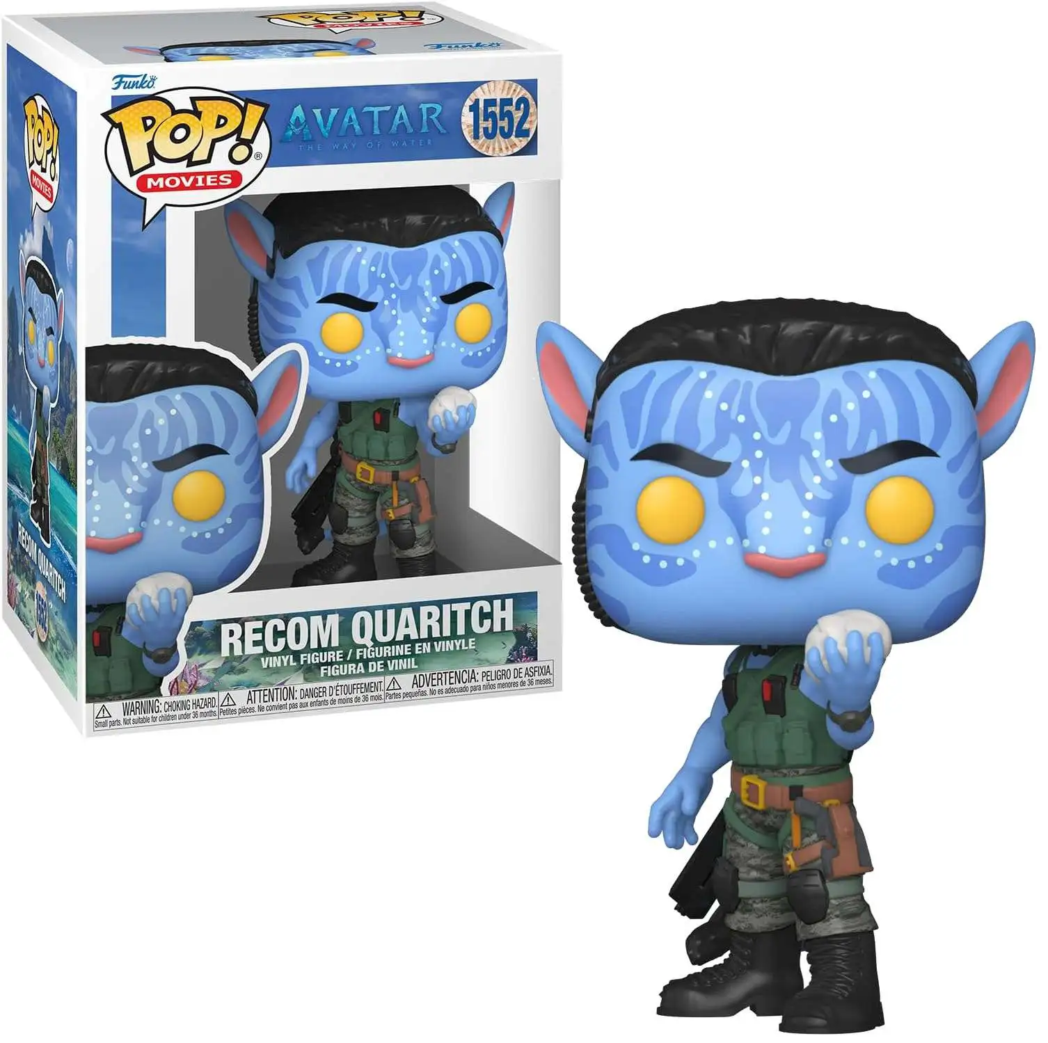 Funko Avatar 2: The Way of Water POP! Movies Recom Quaritch Vinyl Figure #1552