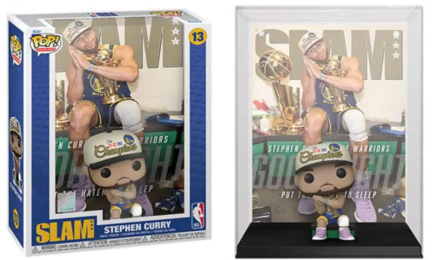 Funko POP! Magazine Covers: Slam Golden State Warriors Steph Curry 3.85-in  Vinyl Figure