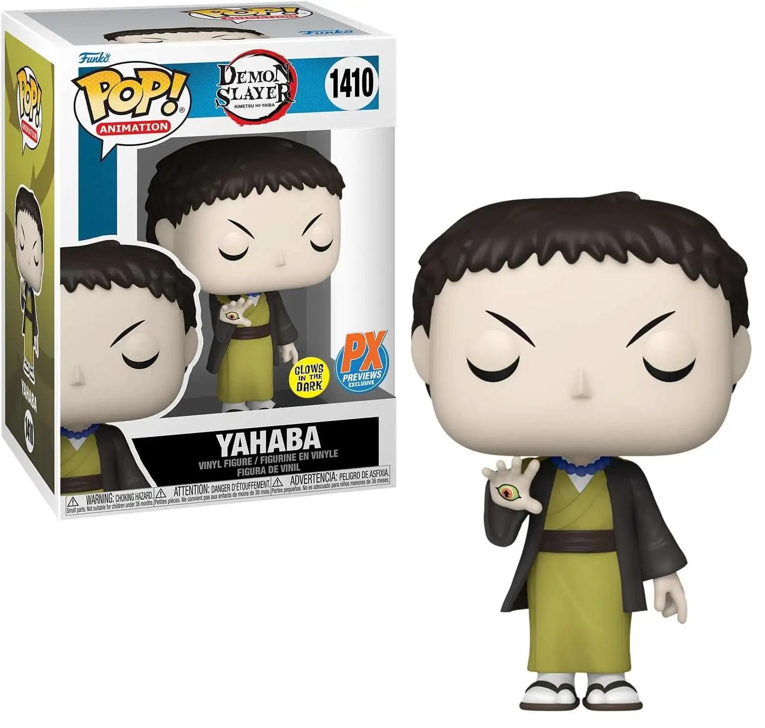 Funko Demon Slayer POP! Animation Yahaba Exclusive Vinyl Figure #1410 [Glow-in-the-Dark]