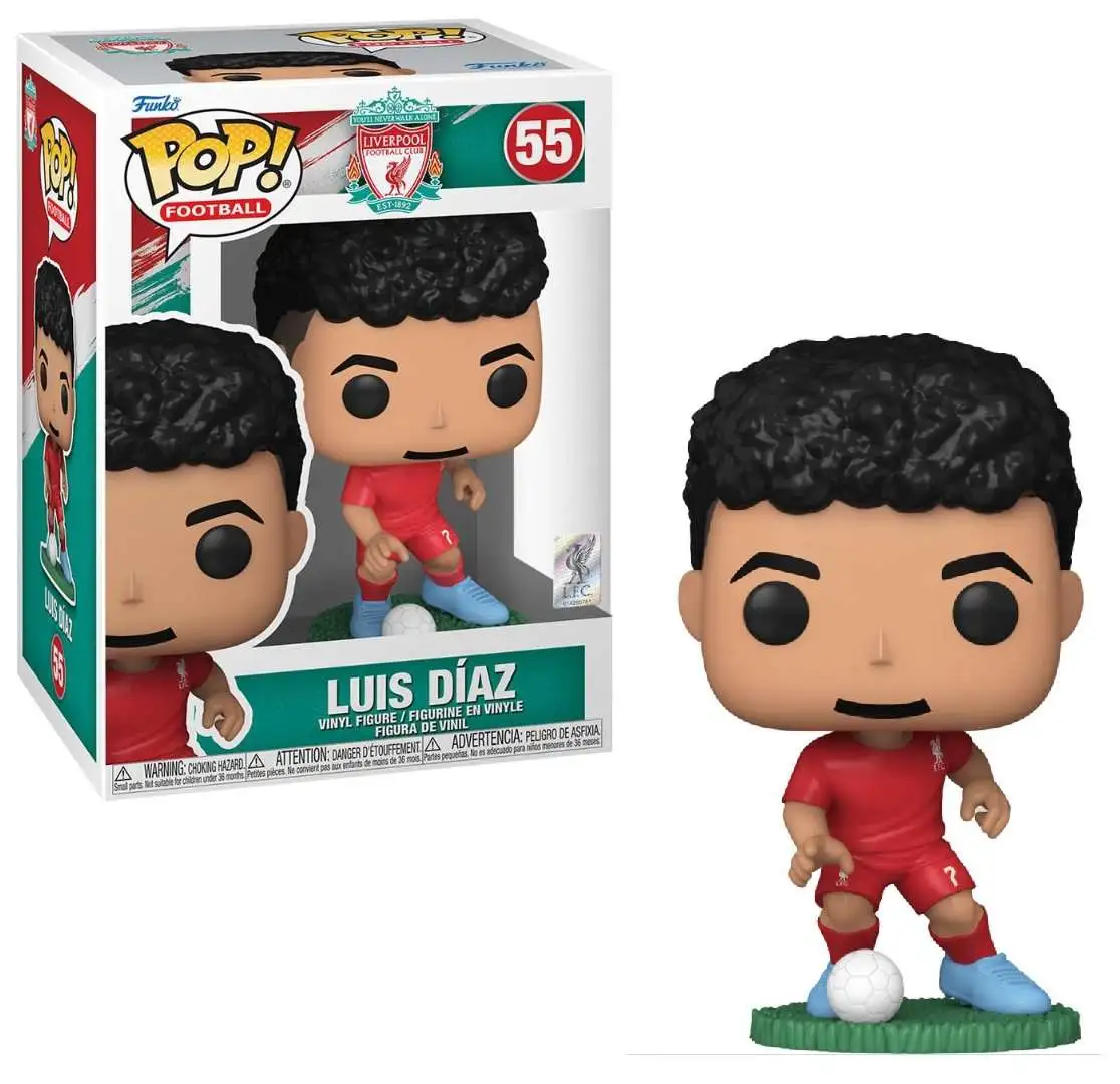 Funko Liverpool F.C. POP! Soccer Luis Diaz Vinyl Figure #55