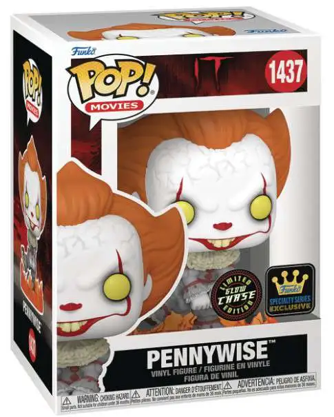 Funko IT POP! Movies Pennywise Exclusive Vinyl Figure #1437 [Dancing, Glow in the Dark, Chase Version]