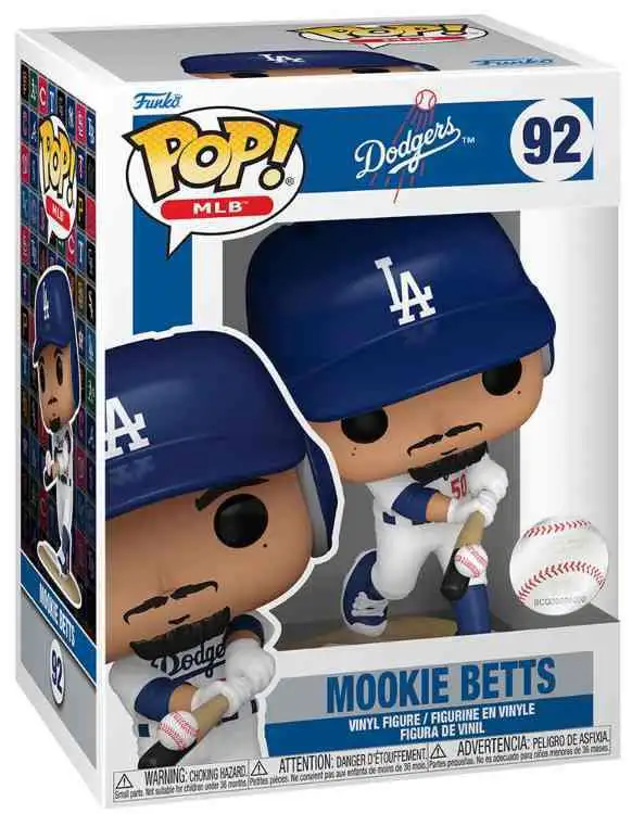 Funko Los Angeles Dodgers POP! MLB Mookie Betts Vinyl Figure #92