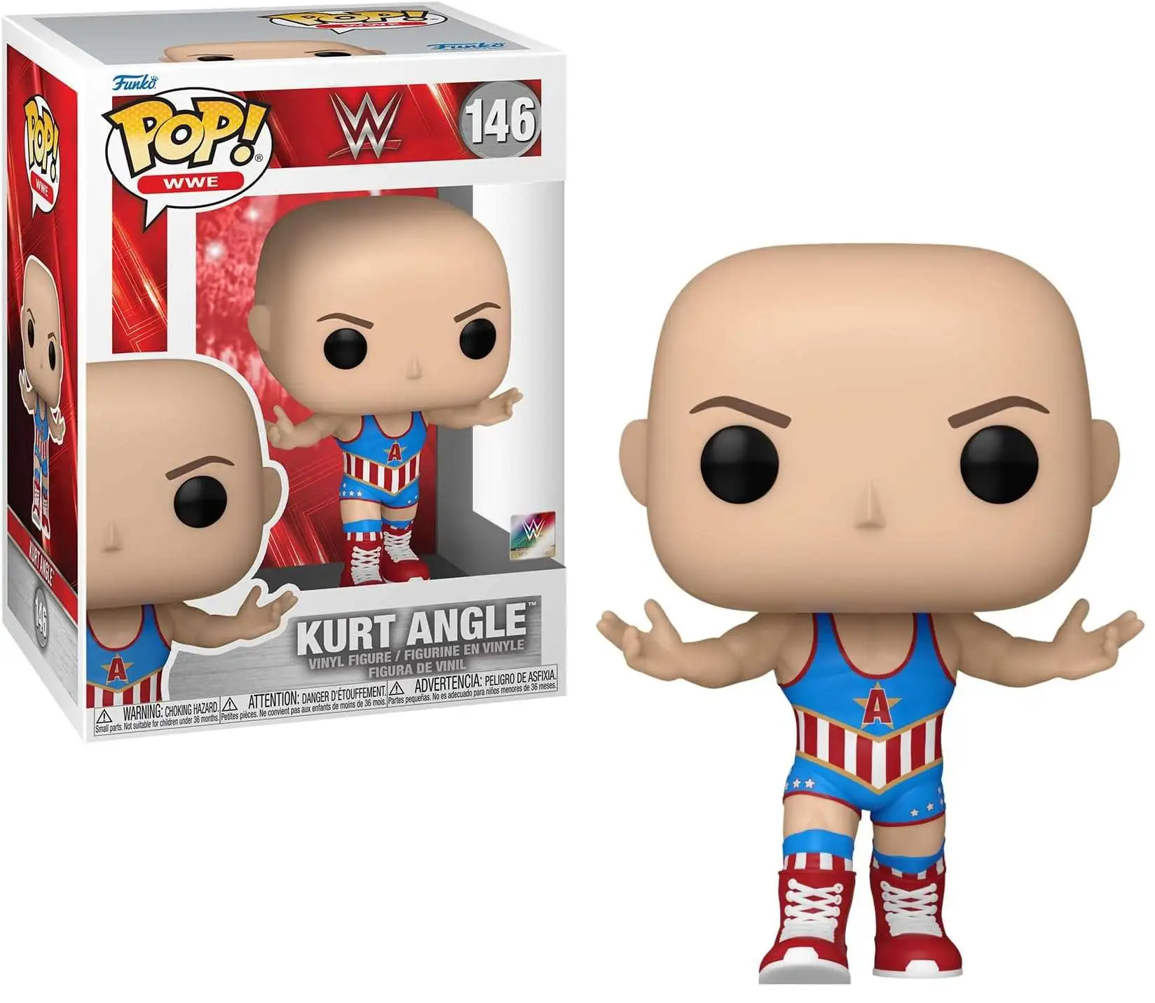 Funko WWE Wrestling POP! WWE Kurt Angle Vinyl Figure #146