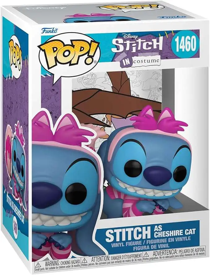 Funko Lilo & Stitch POP! Disney Stitch as Cheshire Cat Vinyl Figure #1460 [Alice in Wonderland]