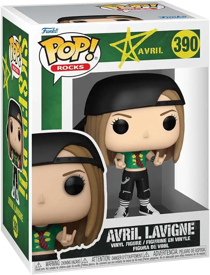 Funko POP! Rocks Avril Lavigne Vinyl Figure #390 [Sk8ter Boi]