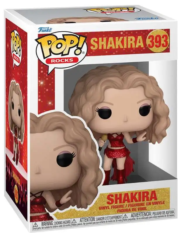 Funko POP! Rocks Shakira Vinyl Figure #393 [Super Bowl]