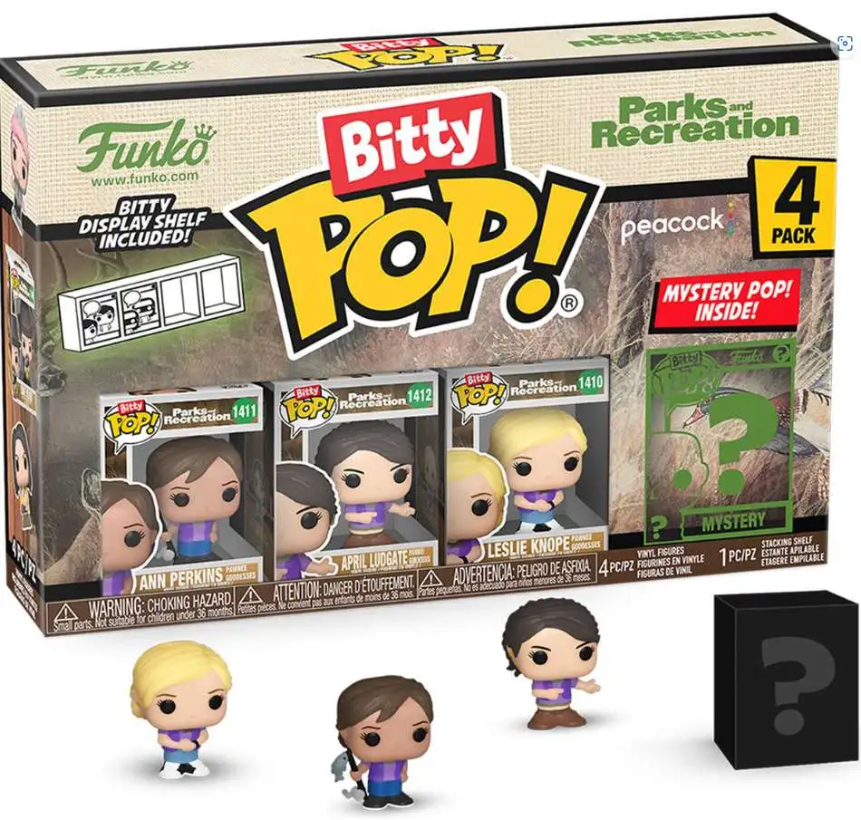 Funko Parks Rec Bitty POP Goddess Mini Figure 4-Pack - ToyWiz