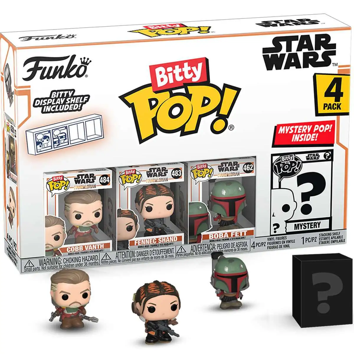 Funko Star Wars The Mandalorian Bitty POP! Cobb Vanth Micro Figure 4-Pack