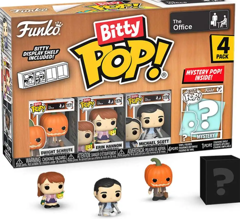 Funko The Office Bitty POP! Dwight with Pumpkinhead Vinyl Mini Figure
