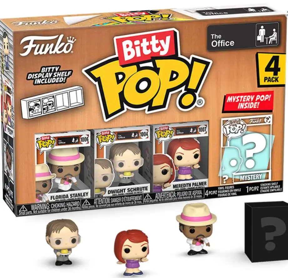 Funko The Office Bitty POP! Florida Stanley Vinyl Mini Figure 4-Pack