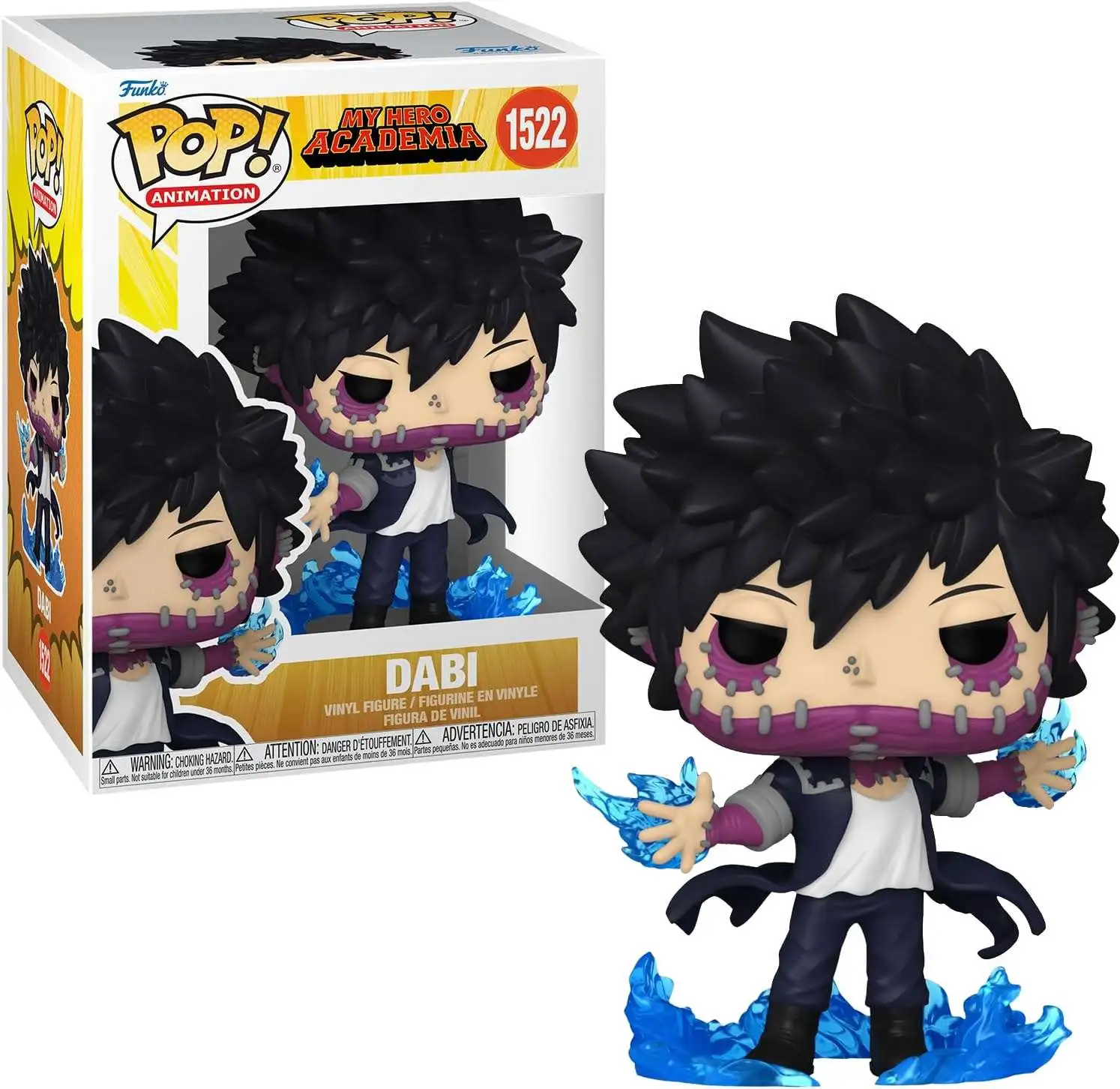 Funko My Hero Academia POP Animation Dabi Vinyl Figure 1522 Flames - ToyWiz