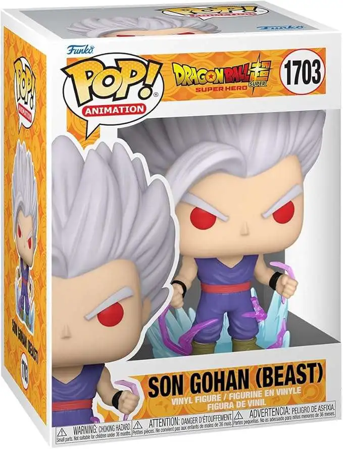Funko Dragon Ball Super Super Hero POP! Animation Gohan Beast Vinyl Figure #1703 [Regular Version]