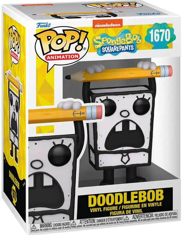 Funko Spongebob Squarepants 25th Anniversary POP! Television Doodlebob Vinyl Figure #1670