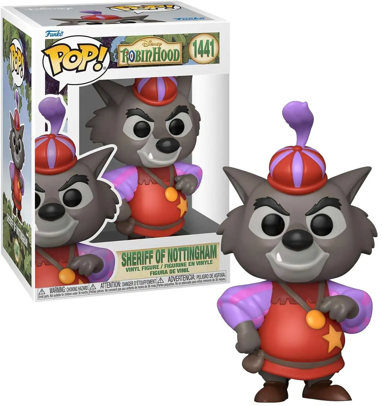 Funko Disney Robin Hood POP Disney Sheriff of Nottingham Vinyl Figure ...