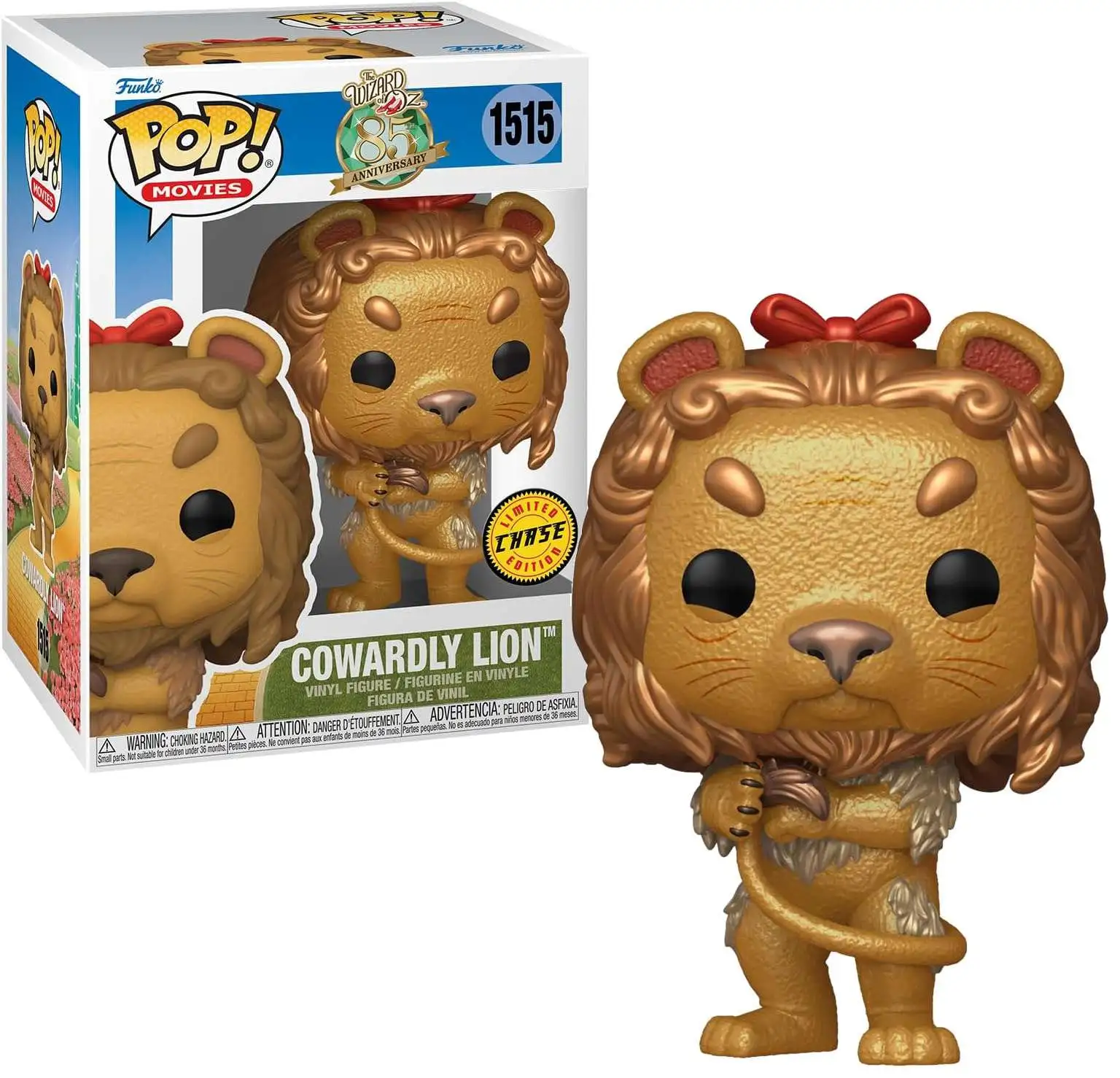 Funko The Wizard of Oz POP! Movies Cowardly Lion Vinyl Figure [Chase]