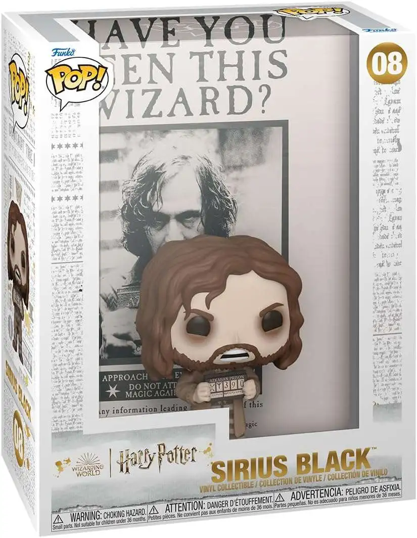 Funko Harry Potter Prisoner of Azkaban POP! Movies Poster Sirius Black Deluxe Vinyl Figure #08