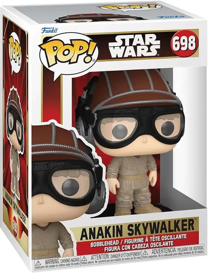 Funko The Phantom Menace POP! Star Wars Anakin with Helmet Vinyl Figure #698