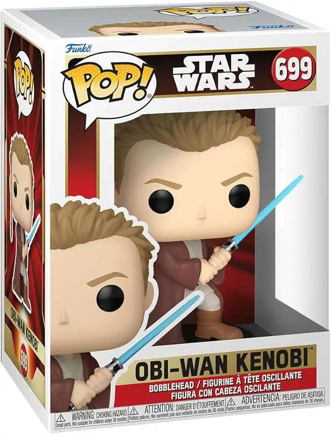 Funko The Phantom Menace POP! Star Wars Obi-Wan Kenobi Vinyl Figure #699 [Young]