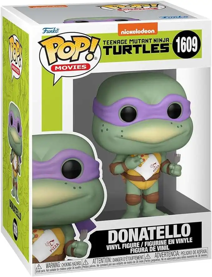 Funko Teenage Mutant Ninja Turtles POP! Movies Donatello Vinyl Figure #1609 [With Napkin]