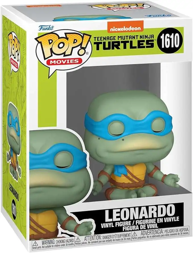 Funko Teenage Mutant Ninja Turtles POP! Movies Leonardo Vinyl Figure #1610 [Meditating]