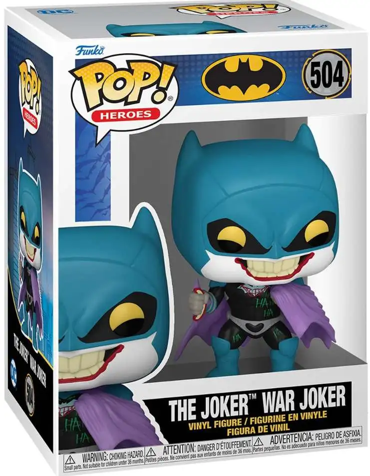 Funko DC Batman Warzone POP! Heroes War Joker Vinyl Figure #504