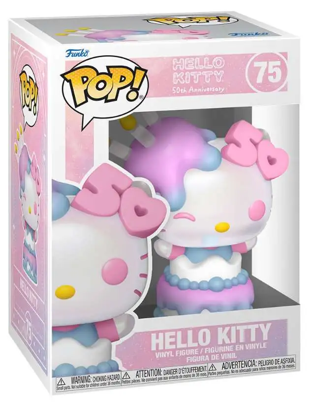 Funko 50th Anniversary POP! Sanrio Hello Kitty Vinyl Figure #75 [In Cake]