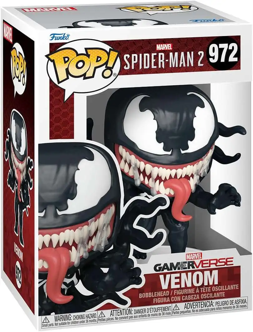 Funko Marvel Spider-Man 2 POP! Games Venom Vinyl Figure #972
