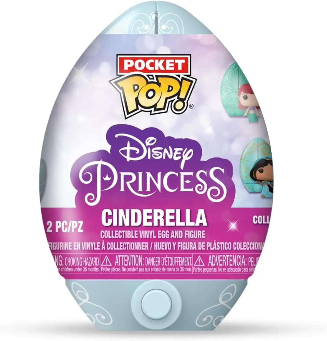 Funko Disney Princess Egg Pocket POP Cinderella Vinyl Mini Figure in