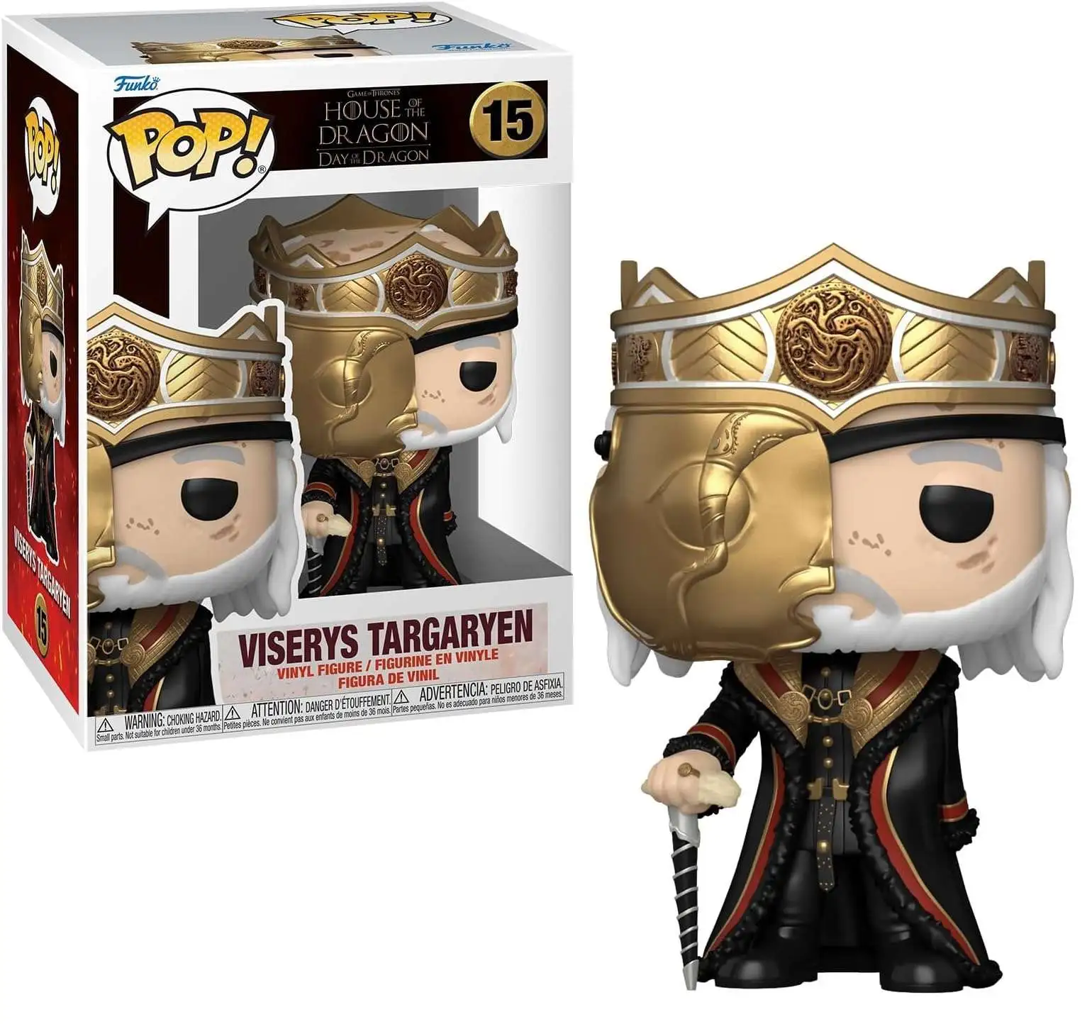 Funko House of the Dragon POP! Television Masked Viserys Vinyl Figure #15