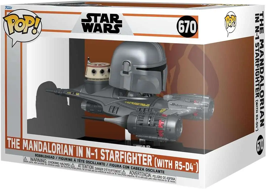 Funko Star Wars POP! Rides The Mandalorian & N-1 Starfighter Vinyl Figure