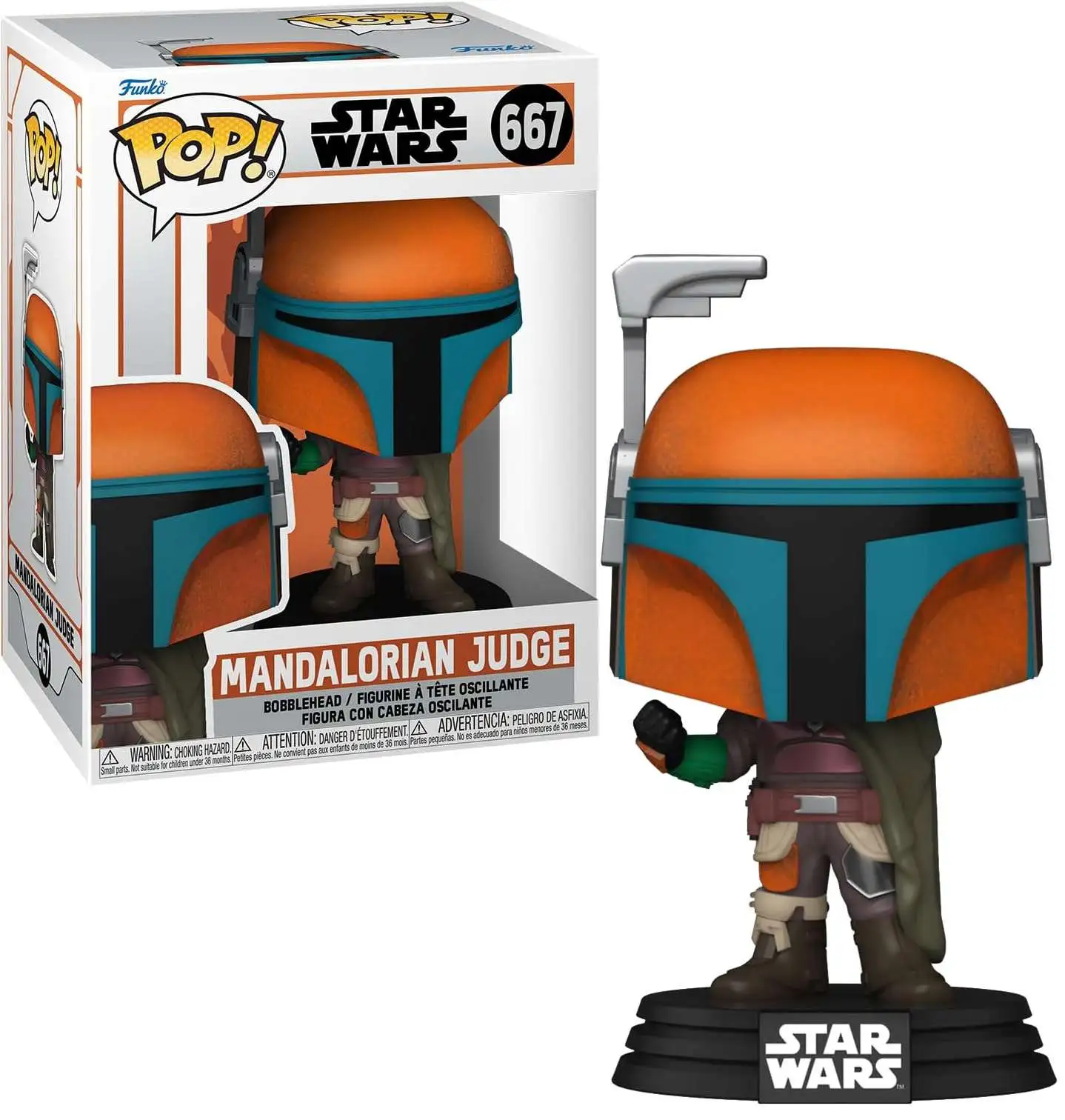 Funko Star Wars The Mandalorian POP! Television Mandalorian Judge Vinyl Figure #667