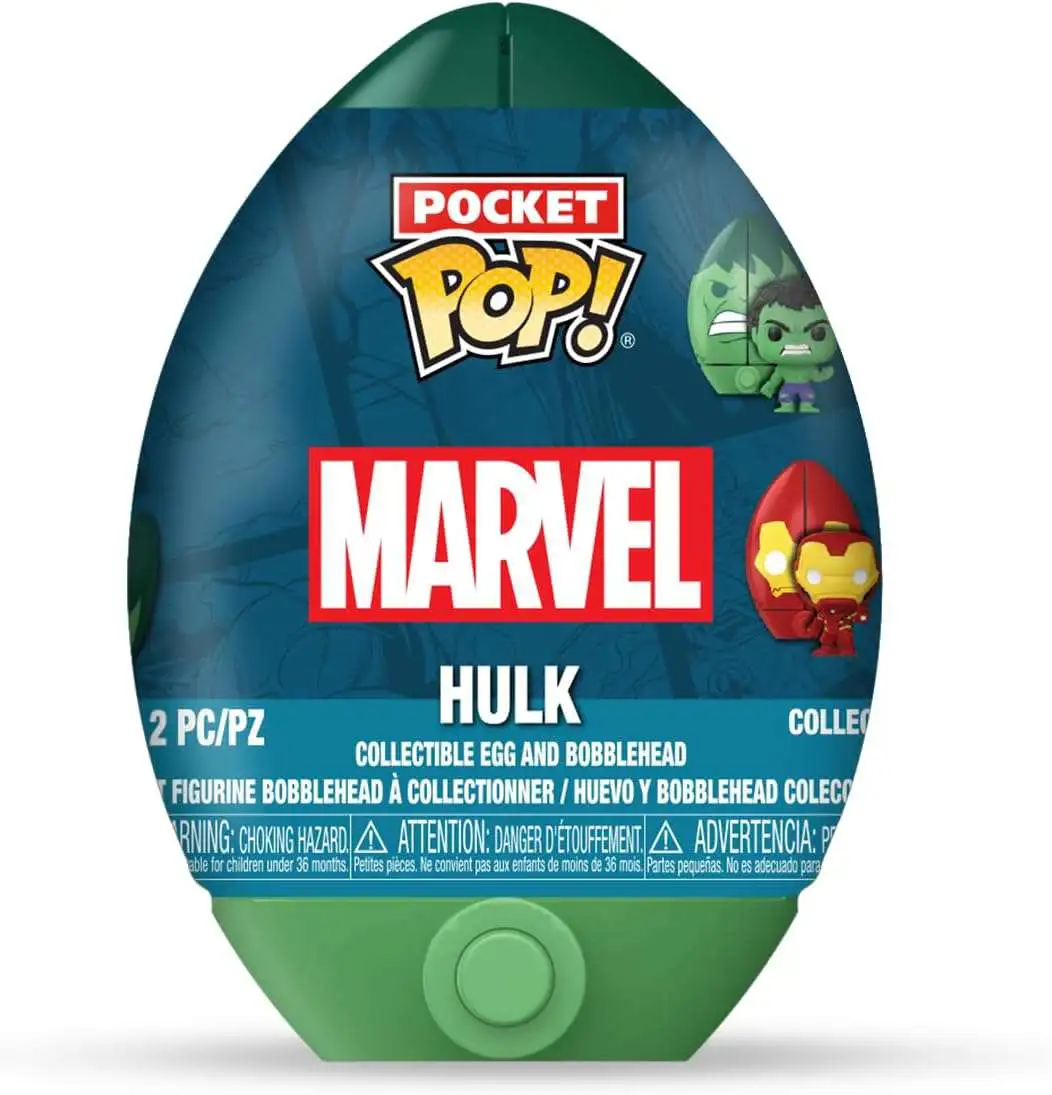 Funko Marvel Egg Pocket POP Hulk Vinyl Mini Figure in Egg Easter 2024