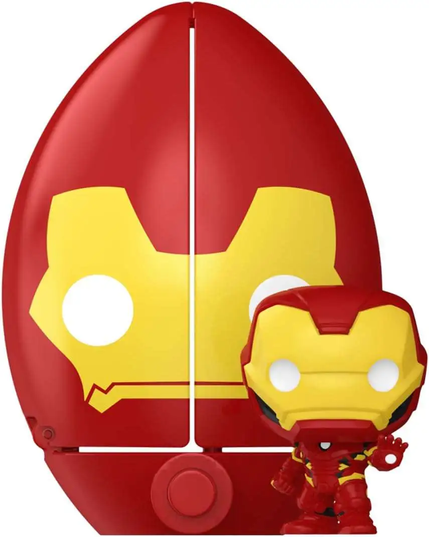 Funko Marvel Egg Pocket POP Iron Man Vinyl Mini Figure in Egg Easter