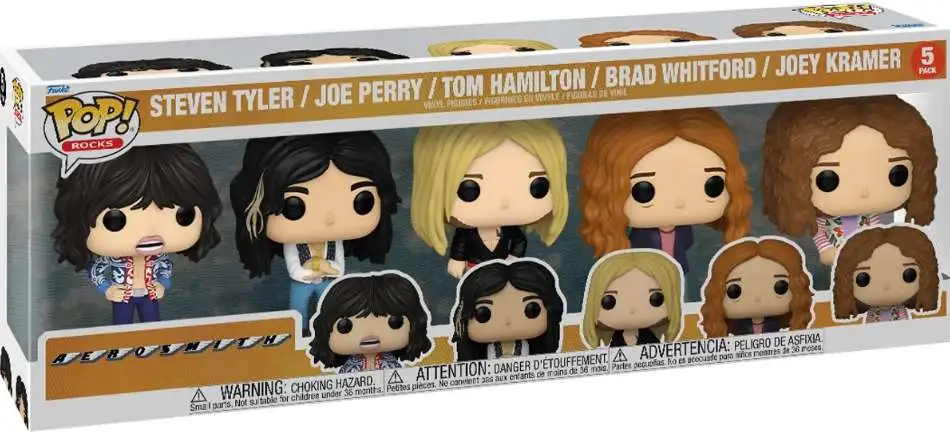 Funko POP! Rocks Aerosmith Vinyl Figure 5-Pack