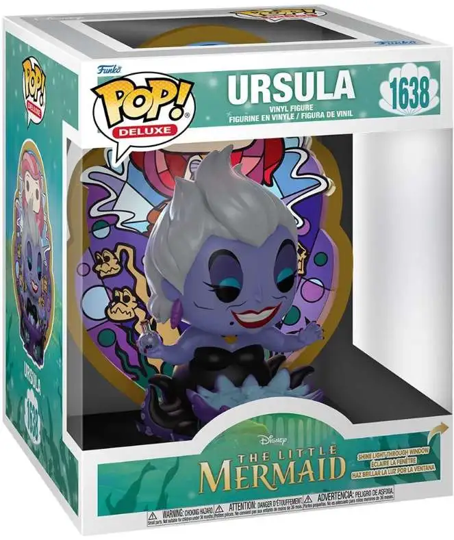 Funko Pop! Deluxe: Disney The Little Mermaid - Ursula (Stained Glass) #1638 Vinyl Figure