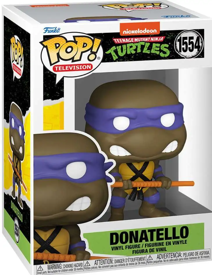 Funko Teenage Mutant Ninja Turtles POP! Television Donatello Vinyl Figure #1554