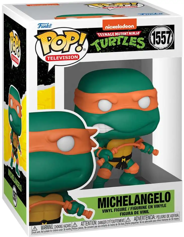 Funko Teenage Mutant Ninja Turtles POP! Television Michelangelo Vinyl Figure #1557