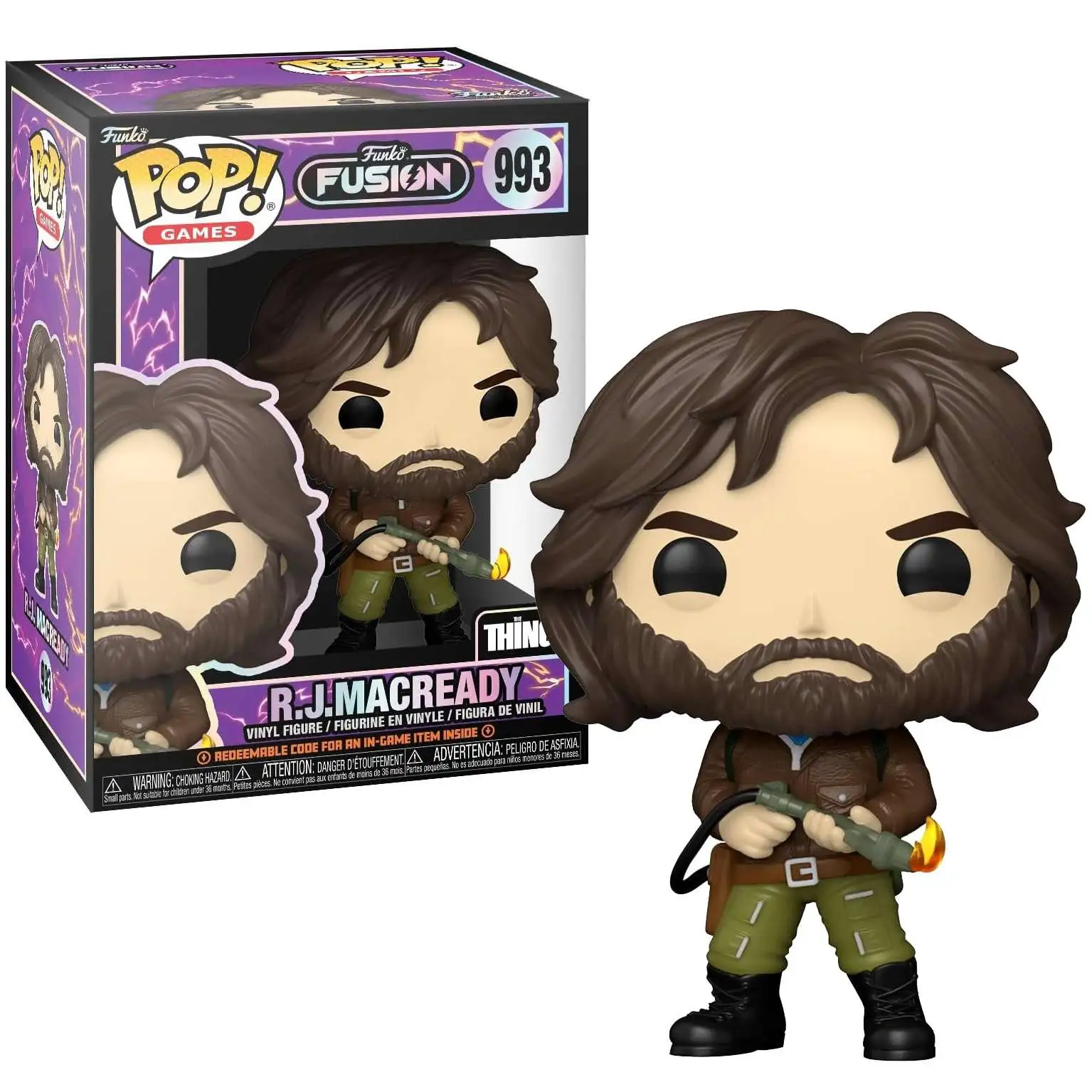 Funko Fusion The Thing POP Games R.J. MacReady Vinyl Figure 993 - ToyWiz
