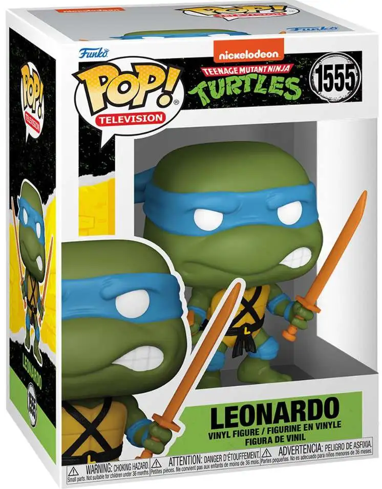 Funko Teenage Mutant Ninja Turtles POP! Television Leonardo Vinyl Figure #1555