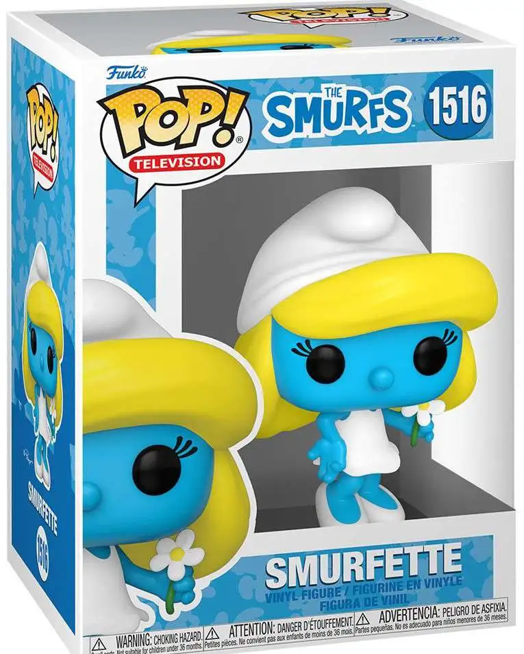 Funko The Smurfs POP! Television Smurfette with Flower Vinyl Figure #1516 [Regular Version]