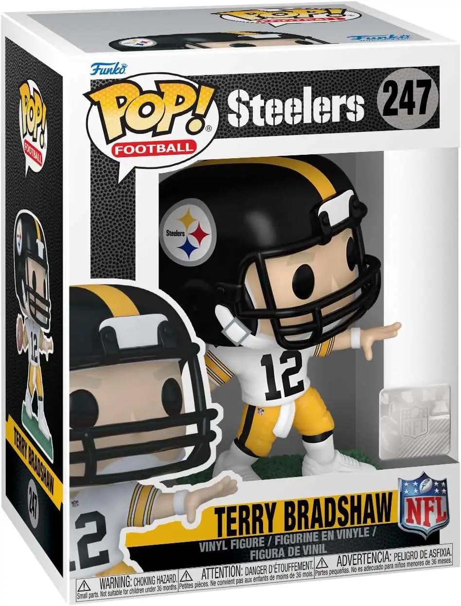 Funko Pittsburgh Steelers POP! NFL Legends Terry Bradshaw Vinyl Figure #247