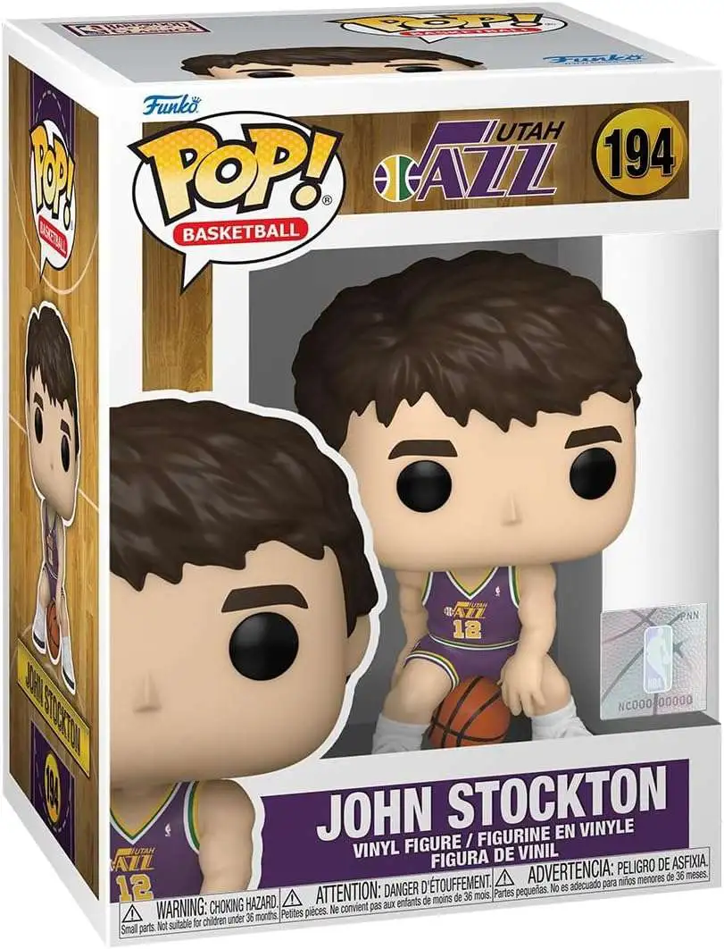 Funko Utah Jazz POP! NBA John Stockton Vinyl Figure #194 [Rookie Season]
