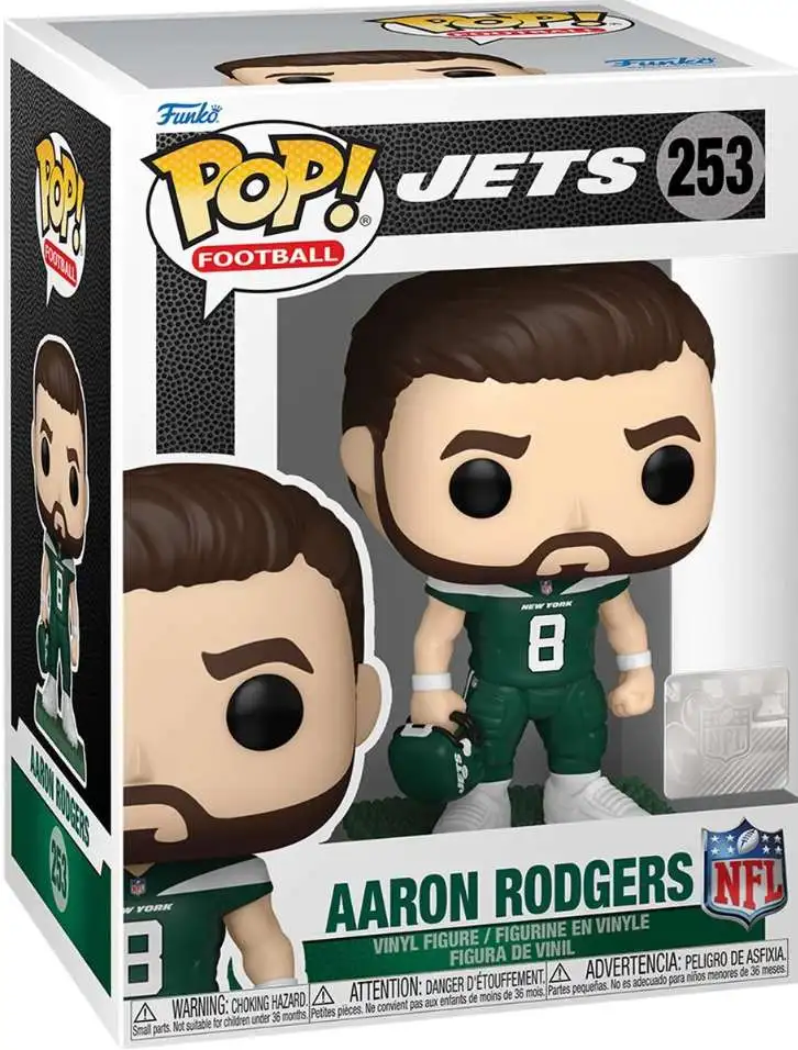 Funko New York Jets POP! NFL Aaron Rodgers Vinyl Figure #253
