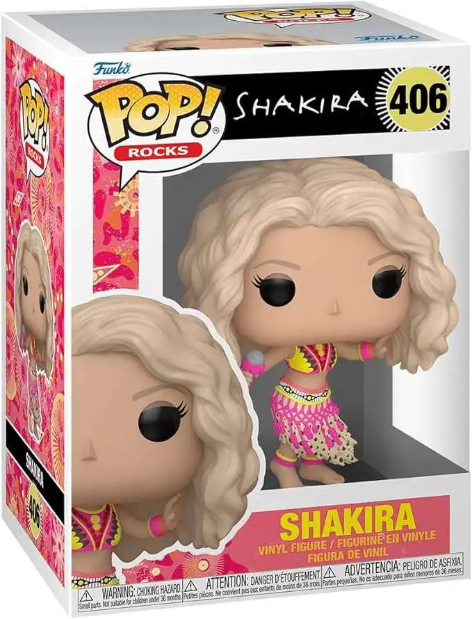 Funko POP! Rocks Shakira Vinyl Figure #406 [Waka Waka, Loose]